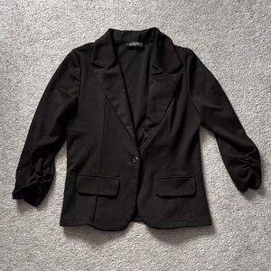 Eclipse Stretchy Black Blazer